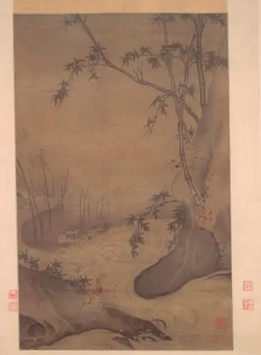 Bamboo and Ducks by a Rushing Stream, by Ma Yuan