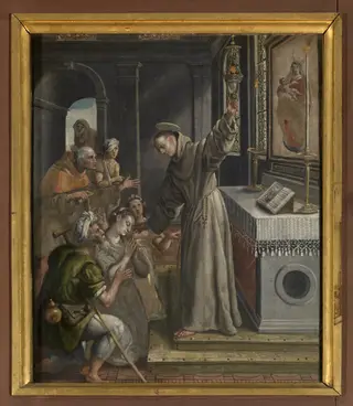 Saint Didacus Heals the Sick, by Maarten de Vos