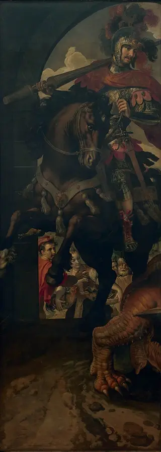 Saint Georges delivering Saint Margaret, by Maarten de Vos