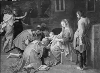 The Adoration of the Kings, by Maarten de Vos