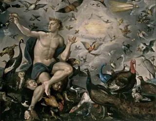 The air, by Maarten de Vos, 1501