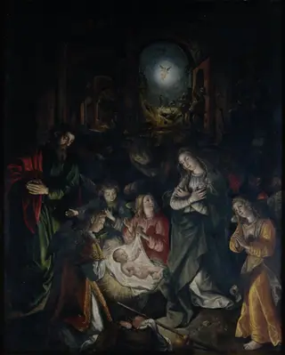 The Nativity, by Maarten de Vos