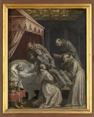 The Spanish Crown Prince Don Carlos Heals After Touching the Corpse of Saint Didacus, by Maarten de Vos