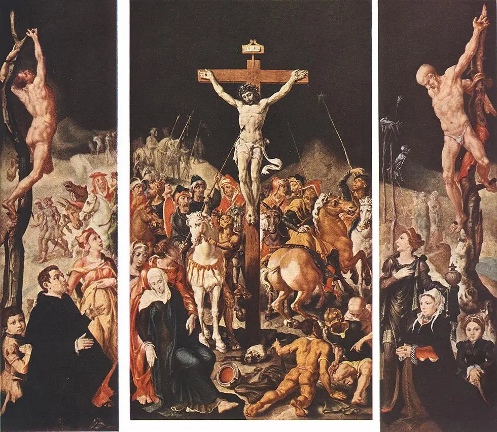 Calvary (Triptych), by Maarten van Heemskerck