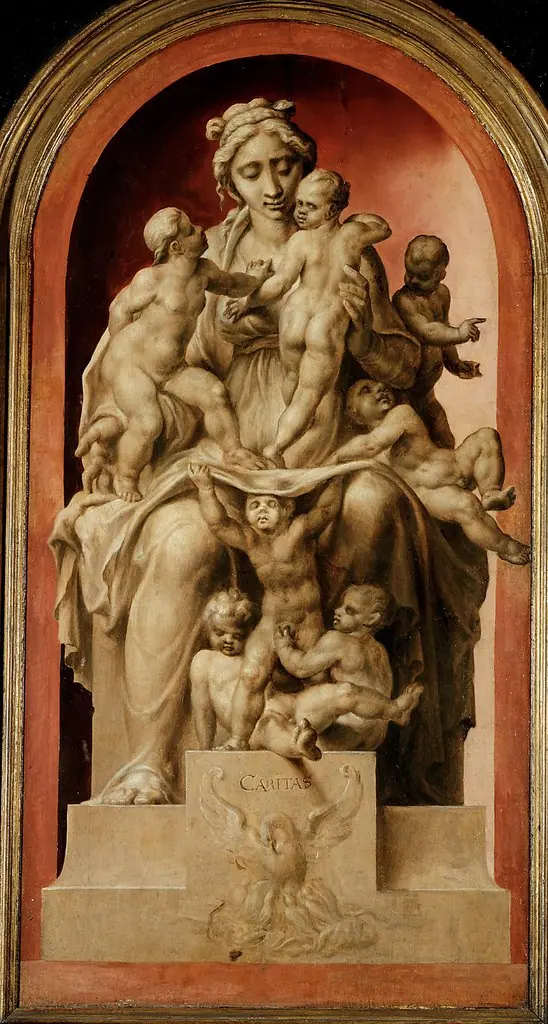 Charity, by Maarten van Heemskerck