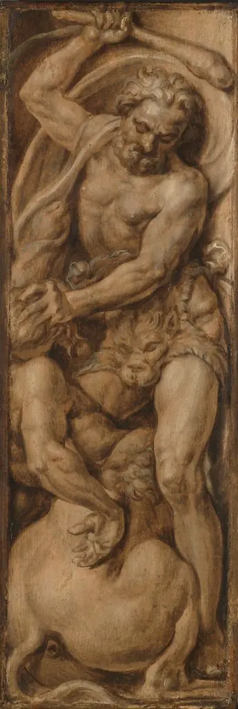 Hercules destroying the centaur Nessus, by Maarten van Heemskerck