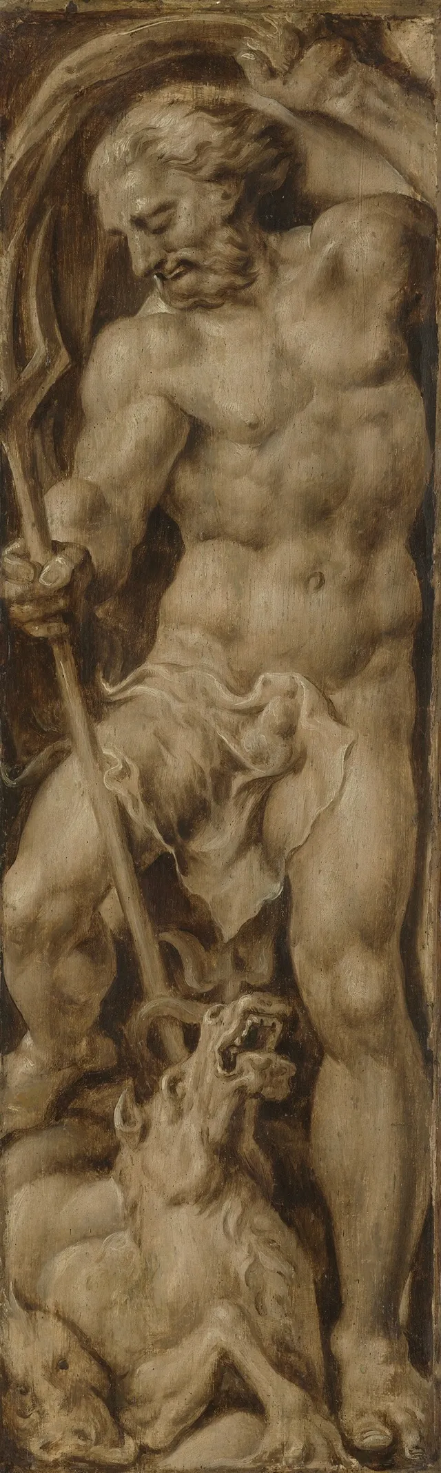 Neptune with a seahorse