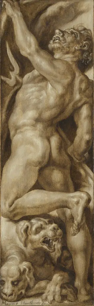 Pluto and Cerberus, by Maarten van Heemskerck
