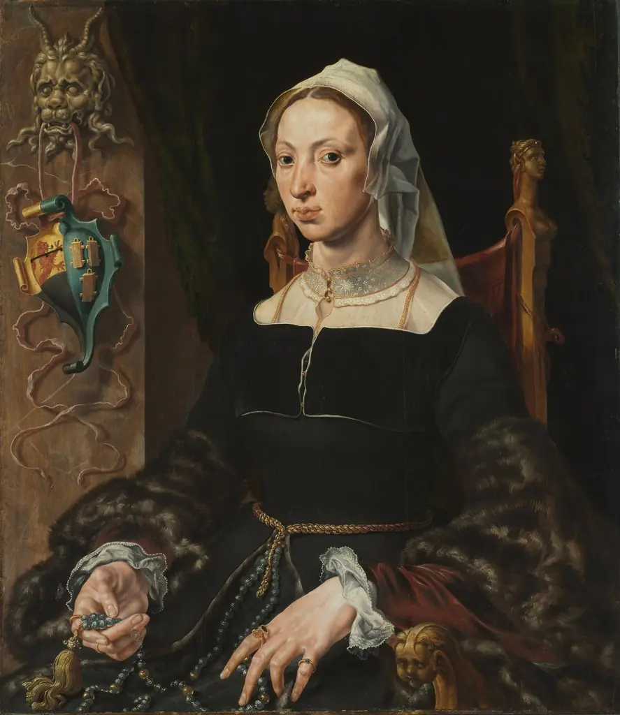 Portrait of Machtelt Suijs, by Maarten van Heemskerck