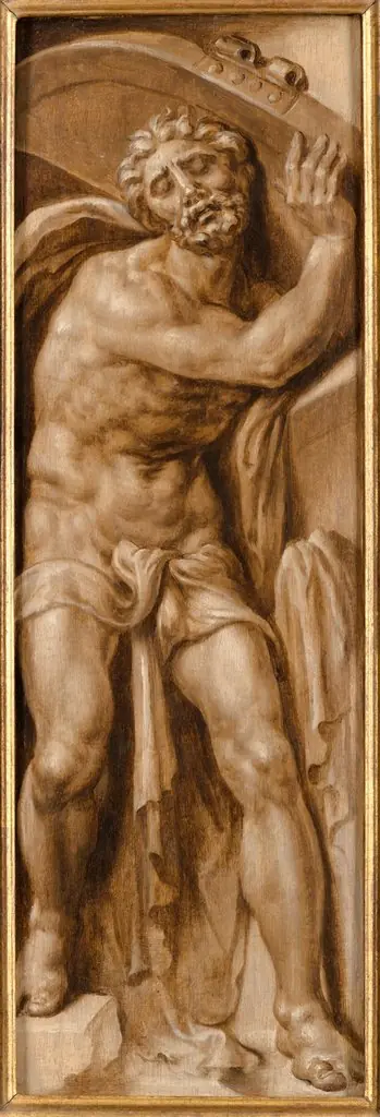 Samson Grasping the Gates of Gaza, by Maarten van Heemskerck