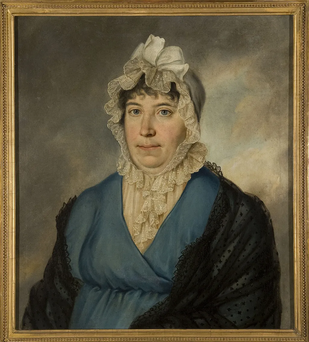 Portrait of Mrs. Luboradzka /?/, by Maciej Topolski, oil, 1809