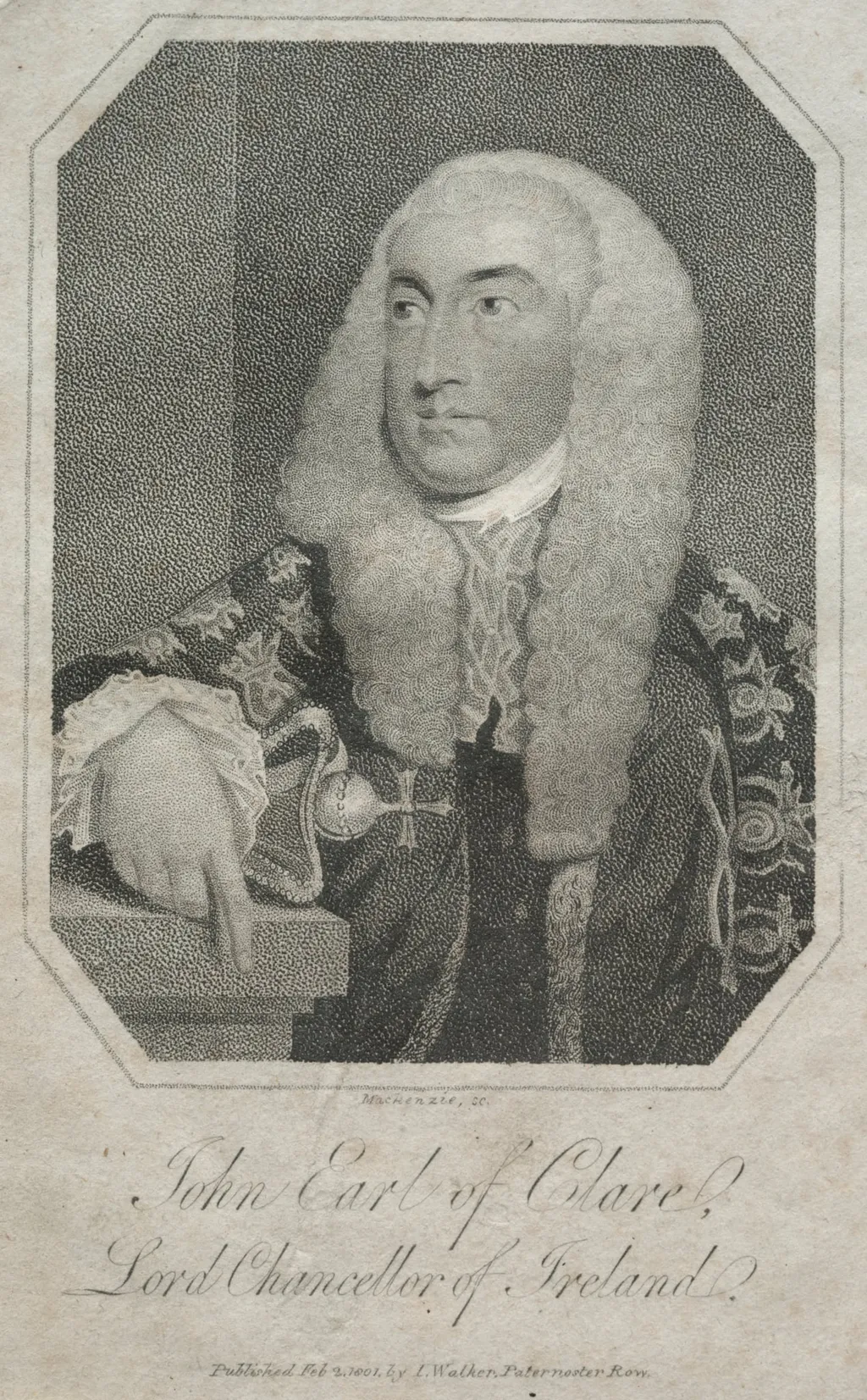 John Fitzgibbon, Earl of Clare (1749-1802), by Mackenzie, 1801