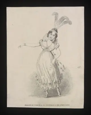 Madam Le Clerck as the Countess of Troquencoeur