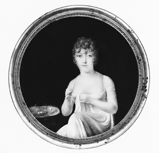 Madame Jean-Baptiste Isabey (Jeanne Laurice de Salienne, died 1829), by Jean-Baptiste Isabey