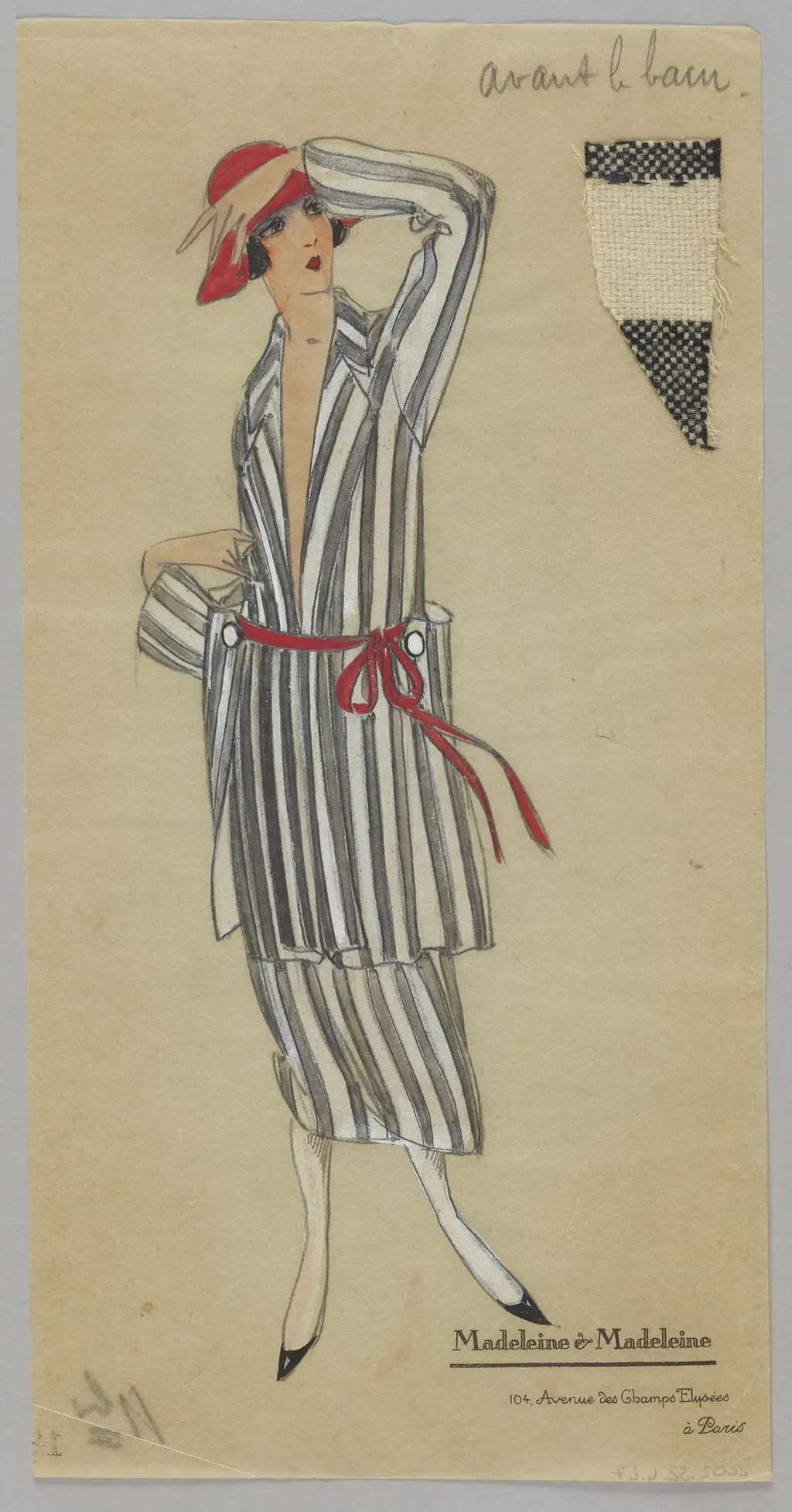 Avant le bain, by Madeleine & Madeleine, 1924
