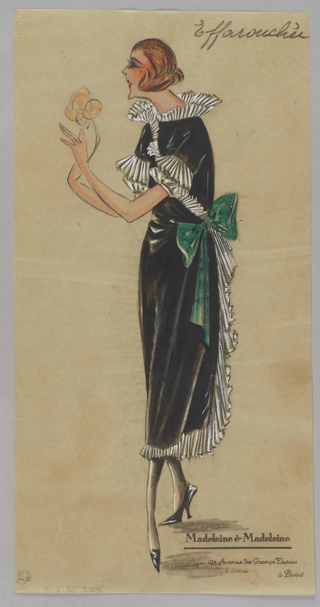 Effarouchée, by Madeleine & Madeleine, 1924