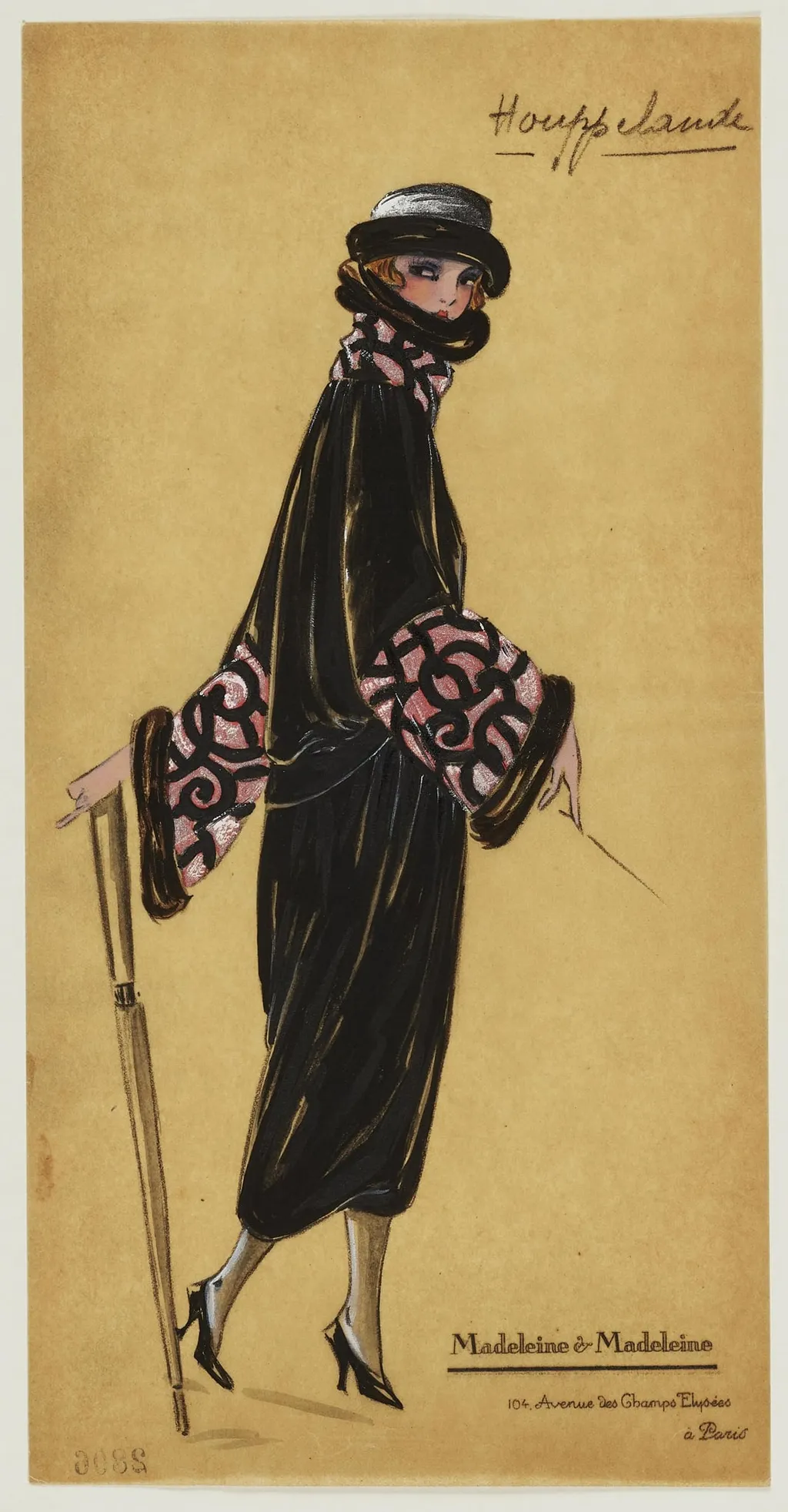 Houppelande, by Madeleine & Madeleine, 1924