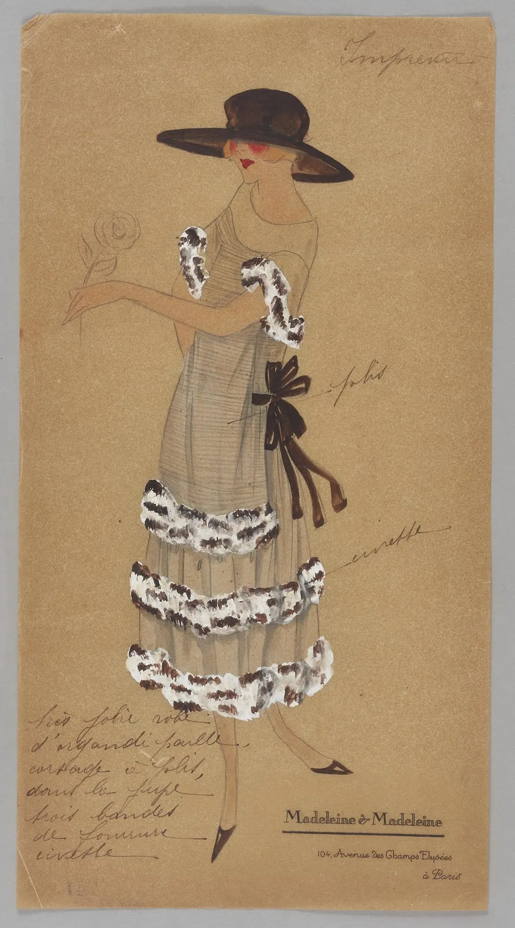 Imprévu, by Madeleine & Madeleine, 1924