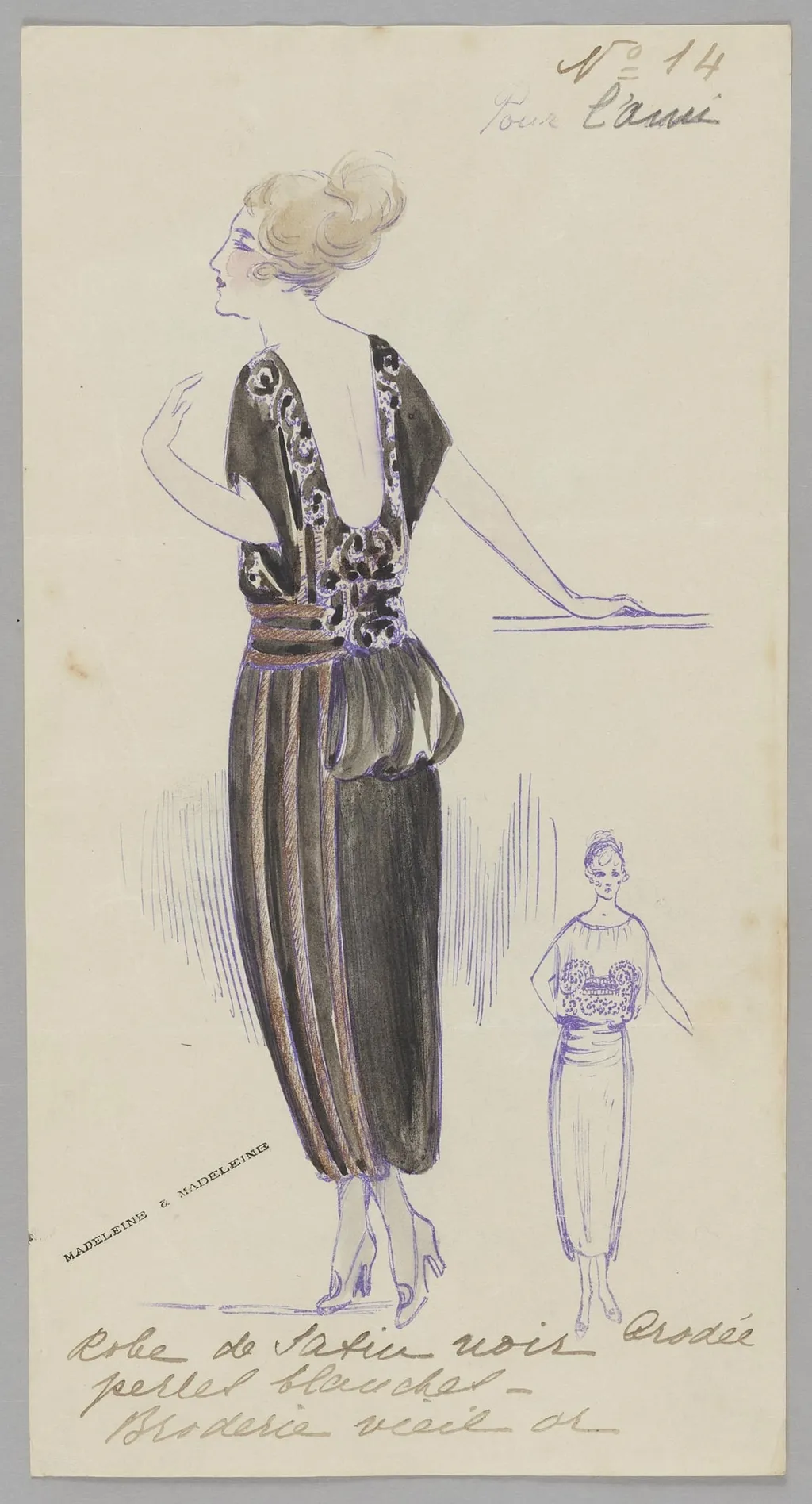 Pour l'ami, by Madeleine & Madeleine, 1924