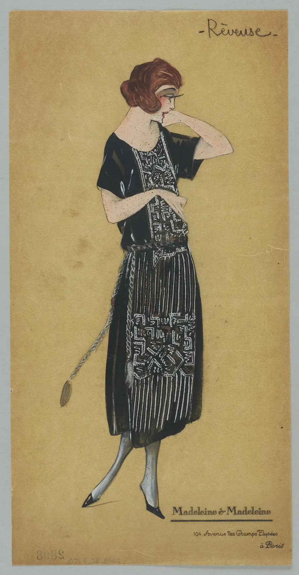 Rêveuse, by Madeleine & Madeleine, 1924