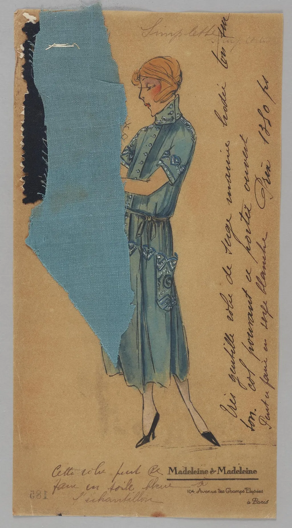 Simplette, by Madeleine & Madeleine, unspecified, 1924