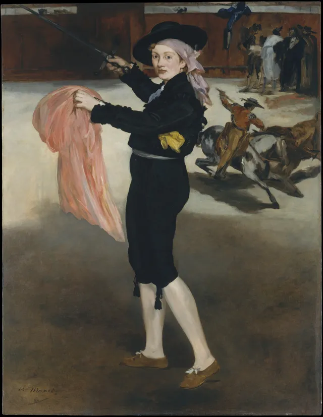 Mademoiselle V. . . in the Costume of an Espada