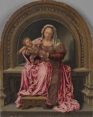 Madonna and child, by Jan Gossaert