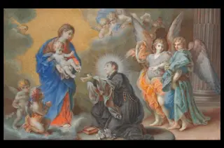 Madonna and Child Appearing to Saint Louis Gonzaga
