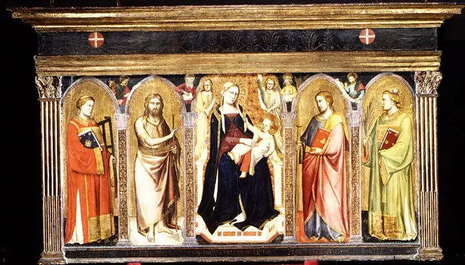 Madonna and Child Enthroned with Saints