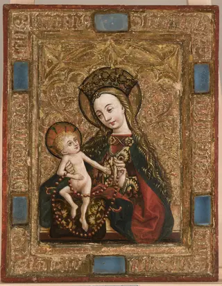 Madonna and Child in a Reliquary Frame