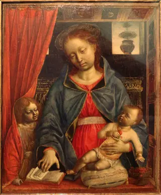 Madonna and Child with an Angel