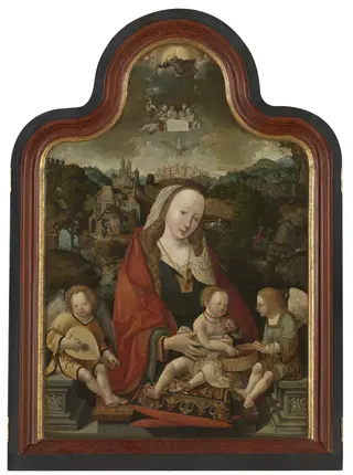 Madonna and Child with angels