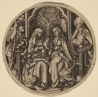 Madonna and Child with Saints Christopher and Erasmus