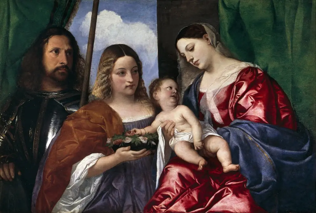 Madonna and Child with Saints Dorothy and George
