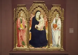 Madonna and Child with Saints James Major and John the Evangelist