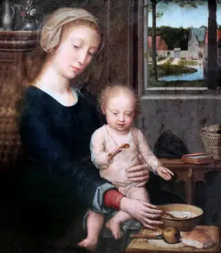 Madonna and Child with the Milk Soup