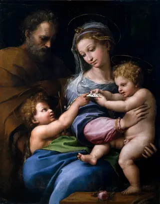 Madonna of the Rose, by Raphael