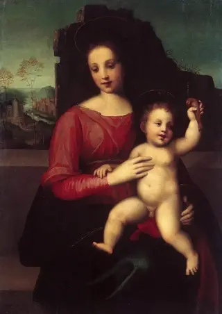 Madonna with Child, by Franciabigio