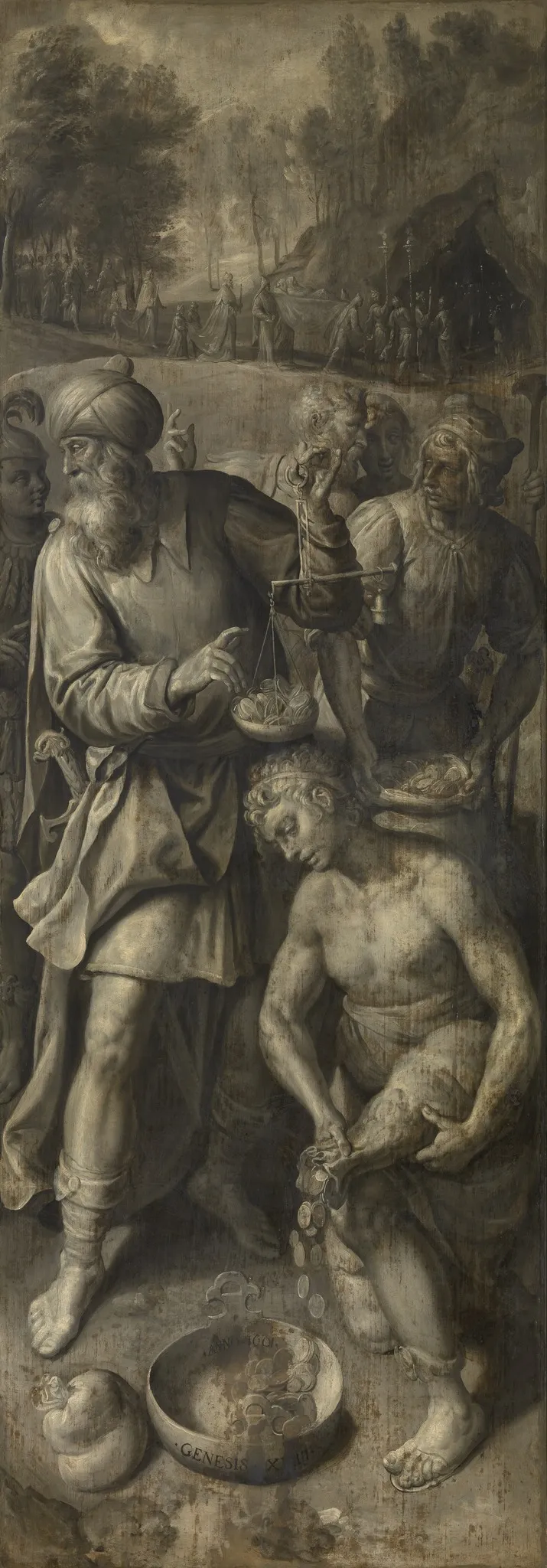 Abraham in Hebron, by Maerten de Vos, unspecified, 1602