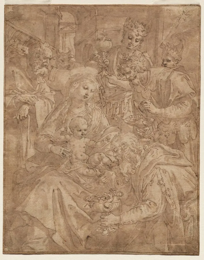 Adoration of the Magi, by Maerten de Vos, 1590