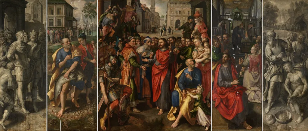 Altarpiece of the Guild of the Minters, by Maerten de Vos, oil, 1501