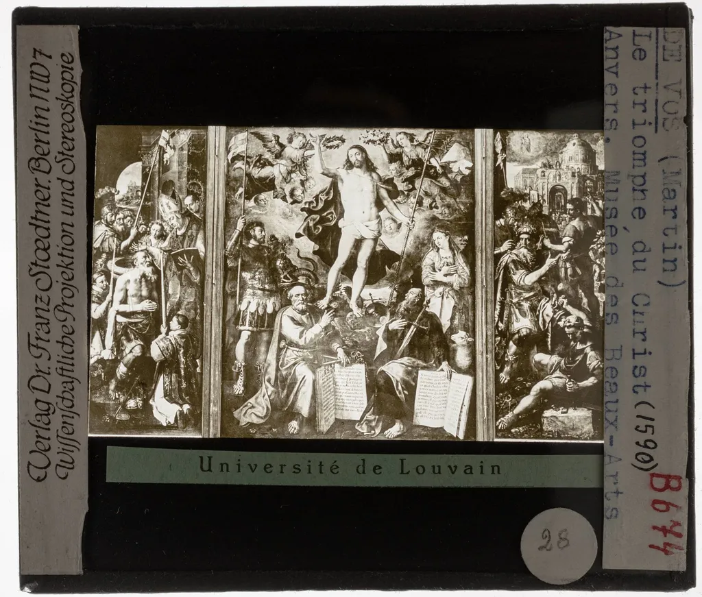 Maarten de Vos. Altaarstuk van de gilde van de oude voetboog, by Maerten de Vos, unspecified, 1590