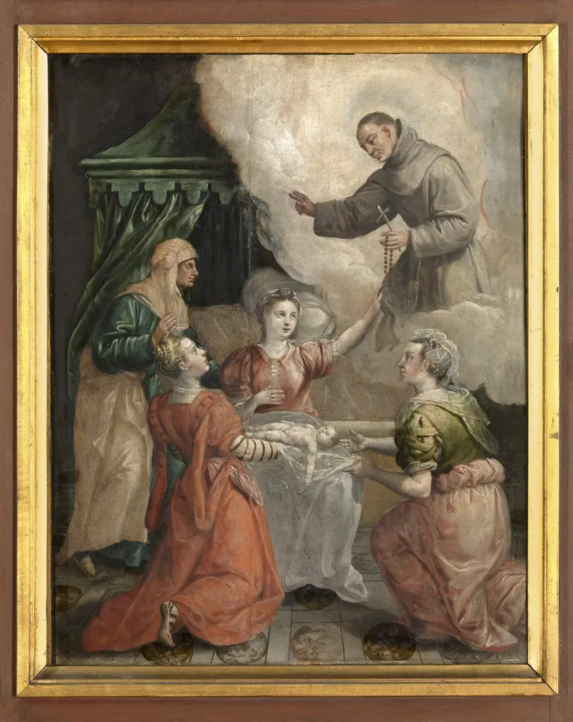 Saint Didacus Helps with a Difficult Birth, by Maerten de Vos