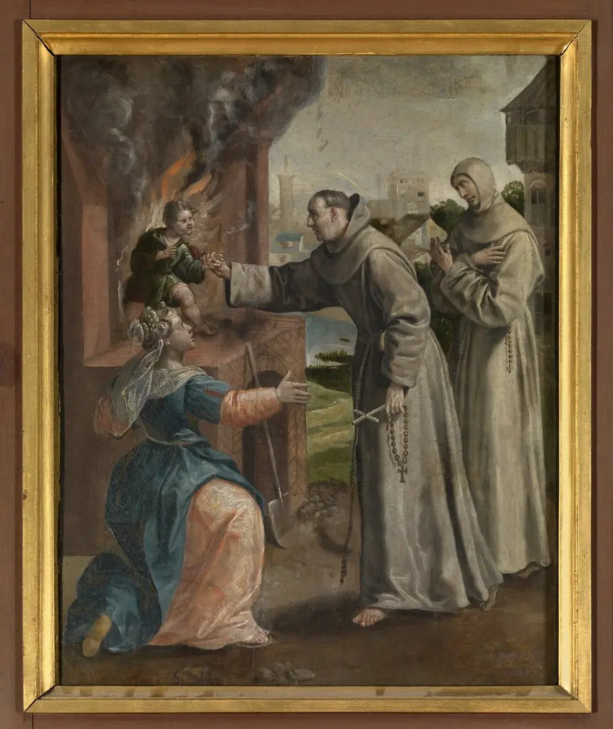 Saint Didacus Saves a Boy From the Oven, by Maerten de Vos