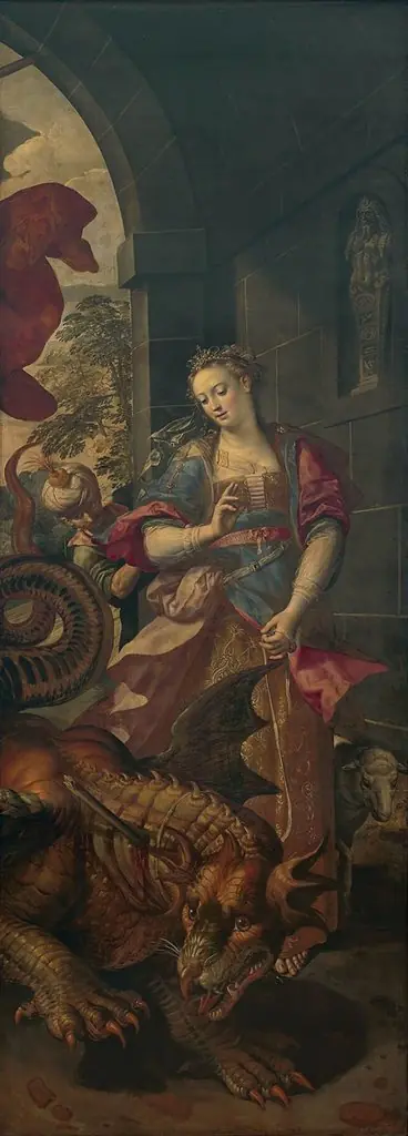 Saint Georges delivering Saint Margaret, by Maerten de Vos