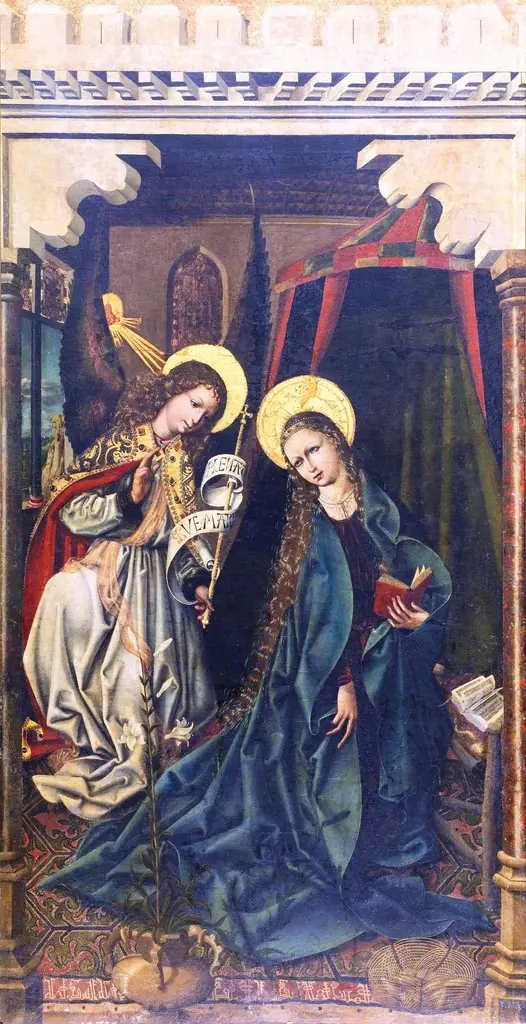 The Annunciation, by Maestro de la Sisla
