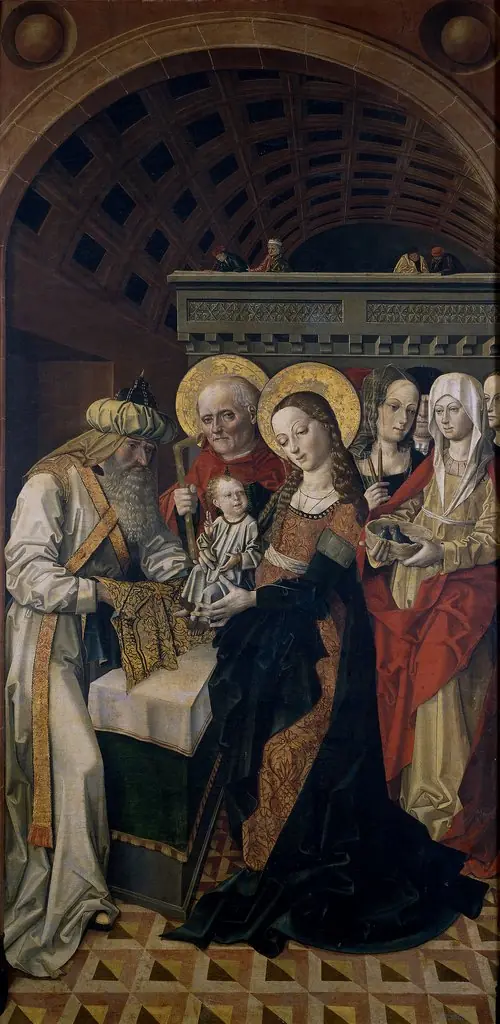 The Presentation of Jesus in the Temple, by Maestro de la Sisla