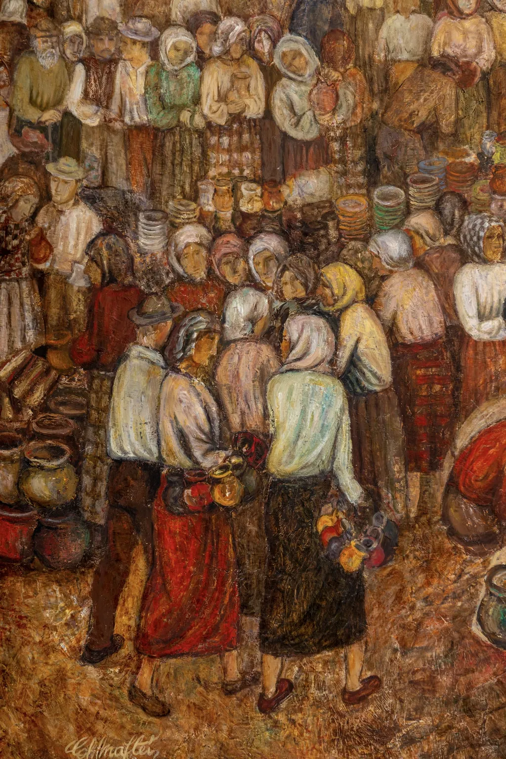 Târgul olarilor, by Maftei Gheorghe, 1972