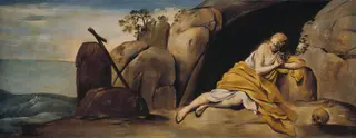 Magdalena penitente en la gruta de Sainte-Baume, by Juan Bautista Maíno