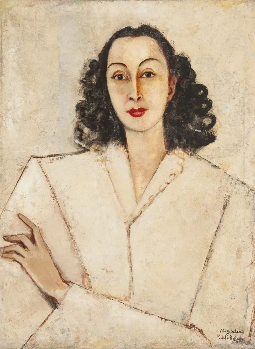 Autoportret, by Magdalena Rădulescu, 1944